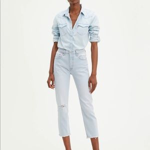 Levi 501 Cropped Jeans